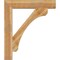 Ekena Millwork Legacy Block Rough Sawn Bracket, Western Red Cedar, 6"W x 38"D x 44"H BKT06X38X44LEC05RWR - alternate 3